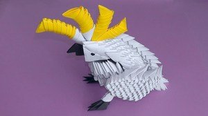 Как сделать оригами попугая 