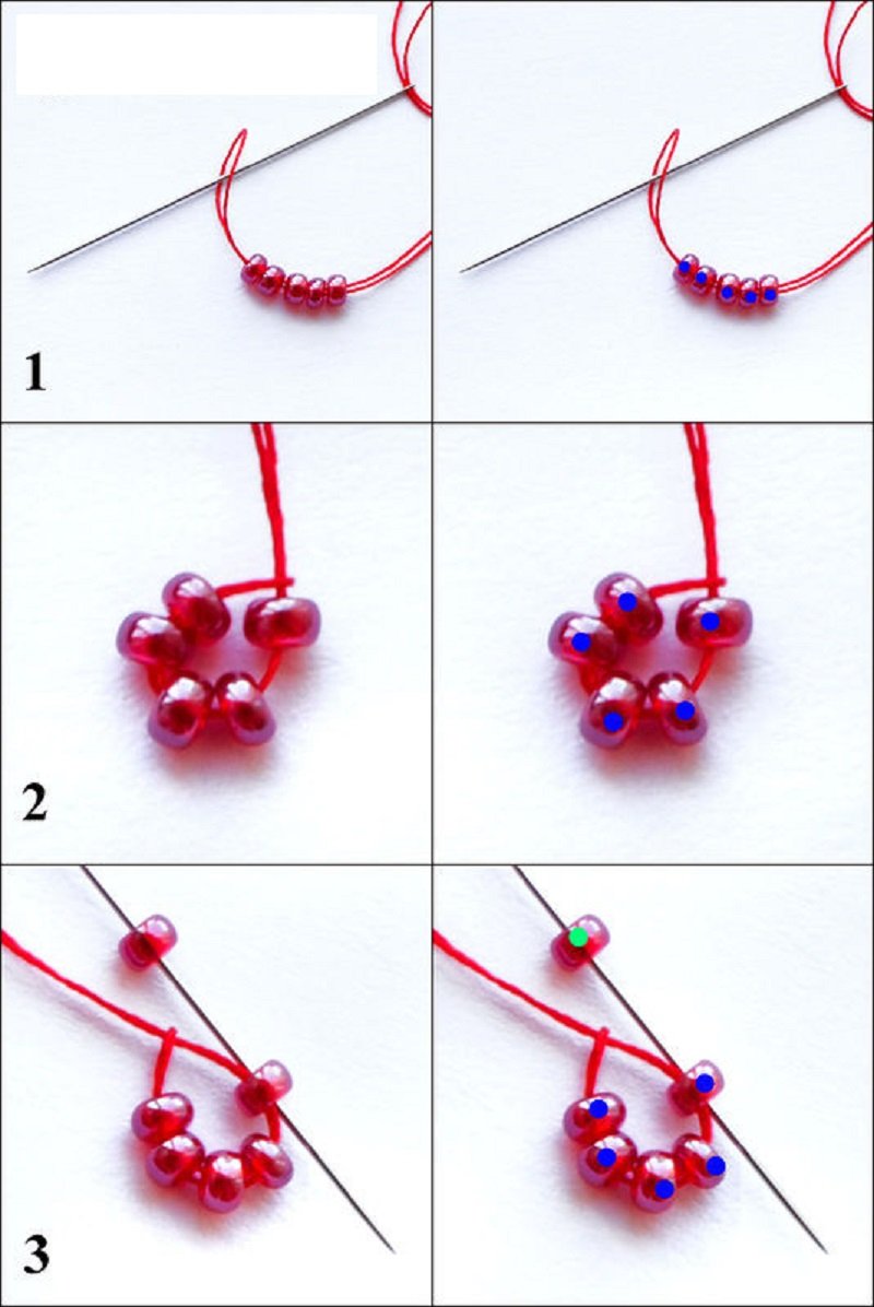 плетение бисером колье и ожерелье схемы