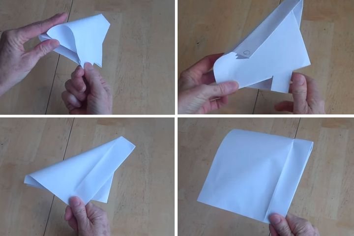 Поэтапная сборка оригами-хлопушки 