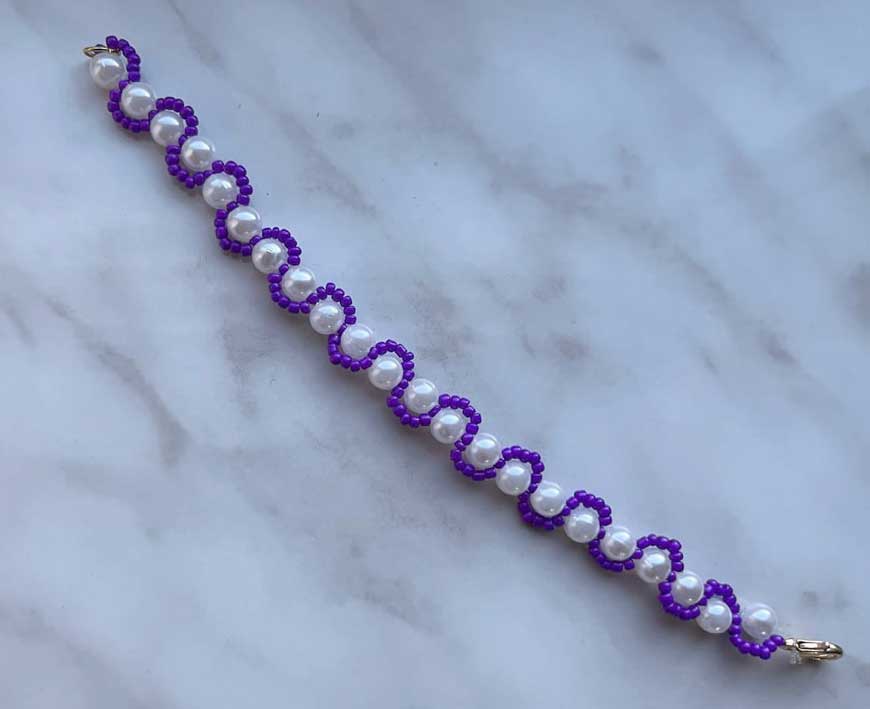 простые схемы плетения браслетов