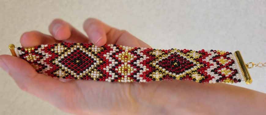 плетение браслетов из бисера легко