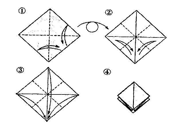 Оригами из бумаги: птица