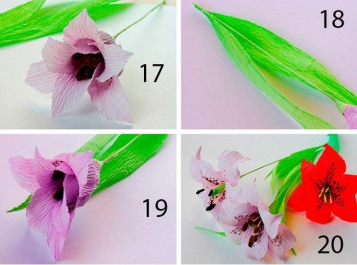 (+137 фото) Цветы из гофрированной бумаги своими руками для начинающих 137 фото пошагово