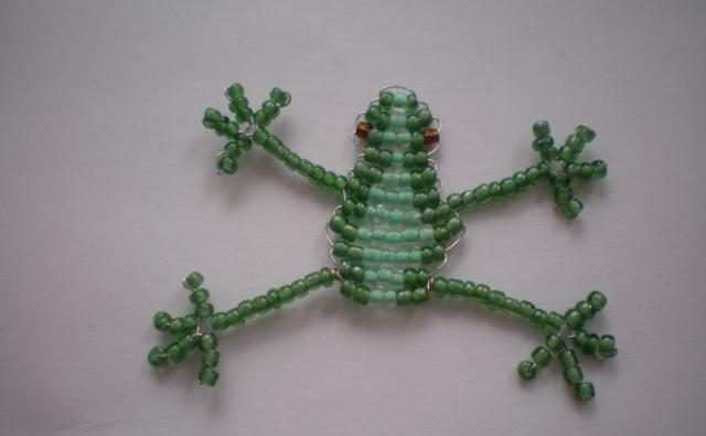 Техника плетения лягушки